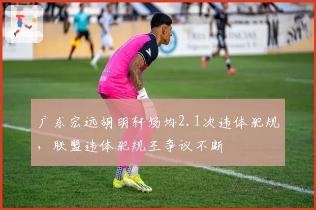 广东宏远胡明轩场均2.1次违体犯规，联盟违体犯规王争议不断